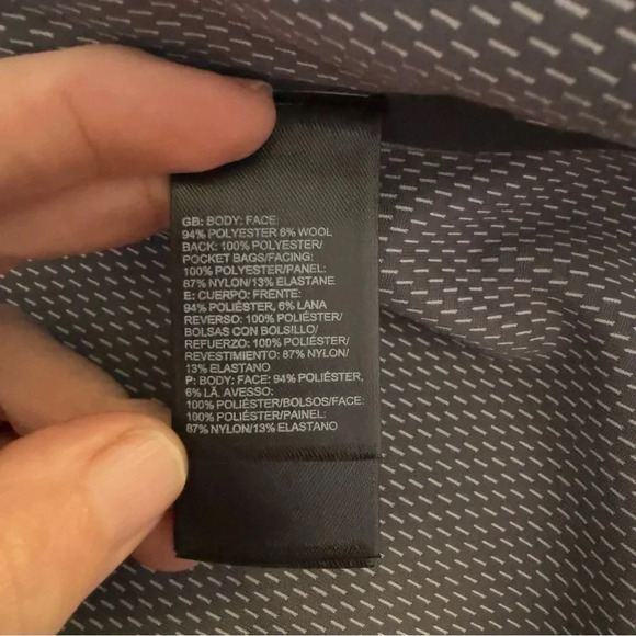 The North Face Men's Revolution Denali Jacket Light Gray Pockets Size Large - Picture 5 of 10